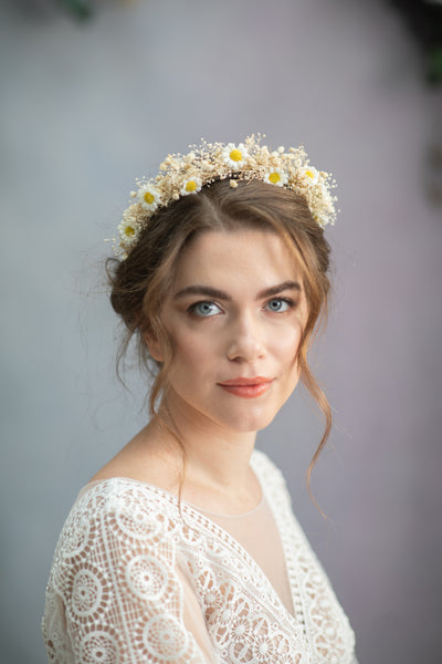 Daisy flower headband