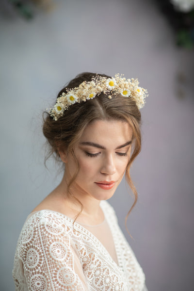Daisy flower headband