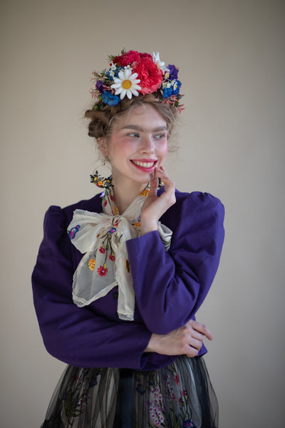 Daisy flower Frida Kahlo headband