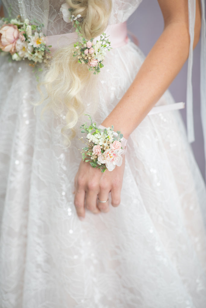 Real flower sale bracelet for wedding