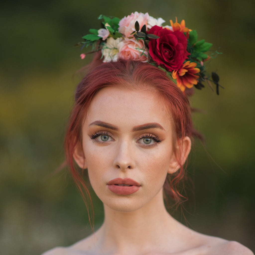 Frida flower headband
