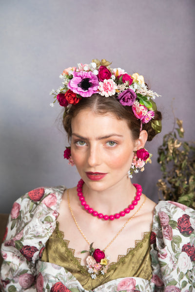 Pink Frida Kahlo headband
