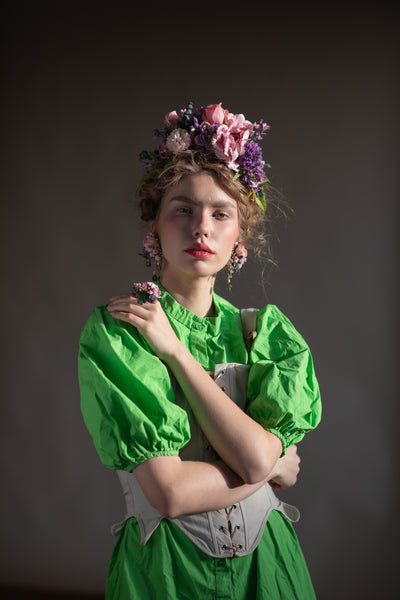 Pink and purple Frida Kahlo headband