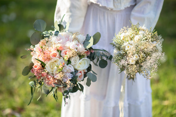 Natural bridal bouquet baby's breath Wedding bouquet 2021 Rustic bouquet Wedding accessories Magaela Handmade Barn wedding Dried flowers