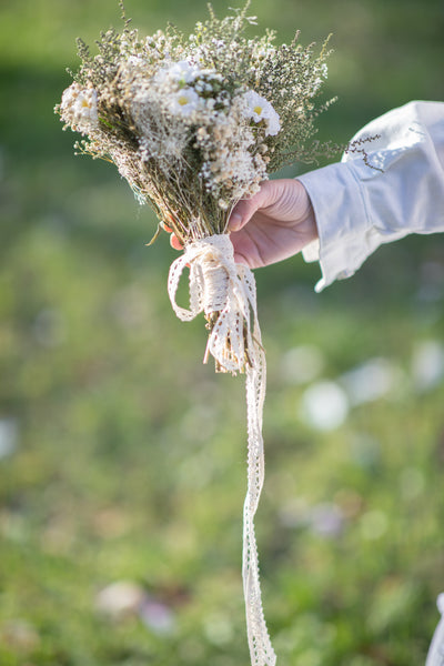 Natural bridal bouquet baby's breath Wedding bouquet 2021 Rustic bouquet Wedding accessories Magaela Handmade Barn wedding Dried flowers