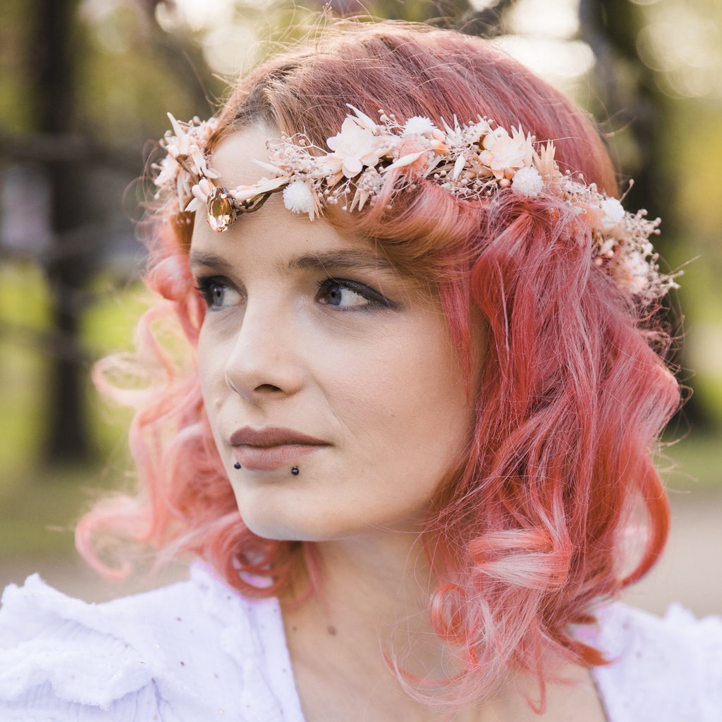 Handmade 2025 flower tiara