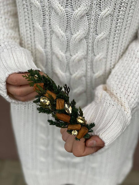 Cinnamon wedding hairband