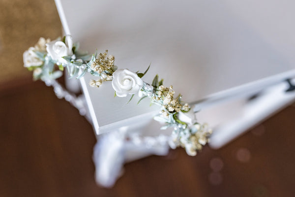 Hair crown for first holy communion
