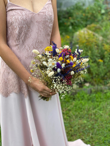 Meadow wedding bouquet Bridal flower bouquet Preserved bouquet Magaela Wedding accessories Colourful bouquet Autumn bouquet Handmade