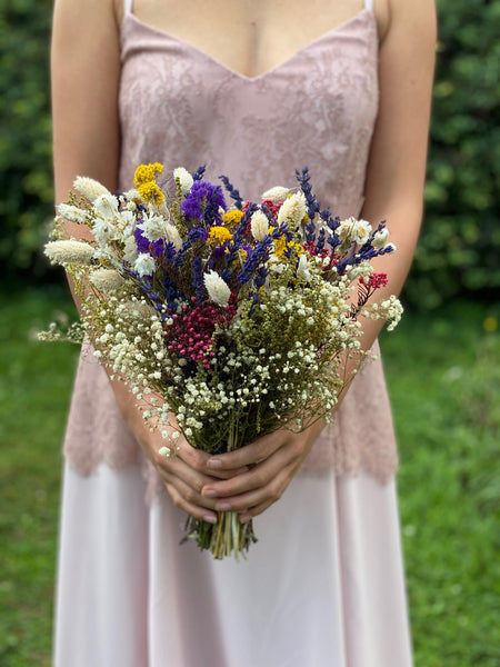 Meadow wedding bouquet Bridal flower bouquet Preserved bouquet Magaela Wedding accessories Colourful bouquet Autumn bouquet Handmade