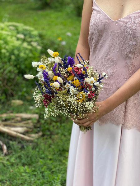 Meadow wedding bouquet Bridal flower bouquet Preserved bouquet Magaela Wedding accessories Colourful bouquet Autumn bouquet Handmade