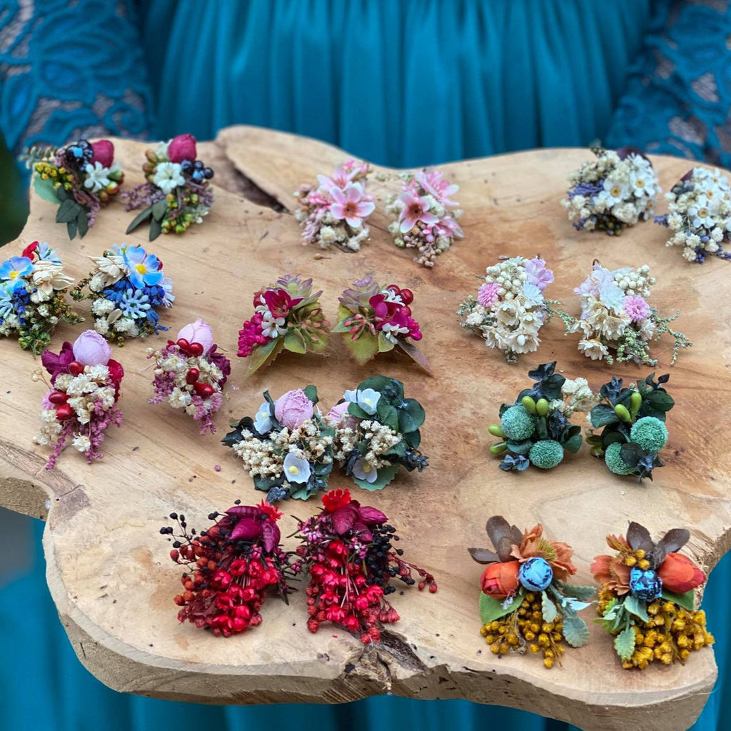 flower full earrings