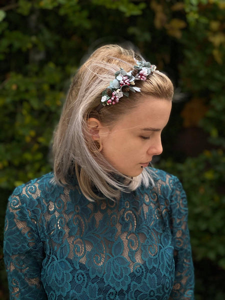 Romantic winter headband