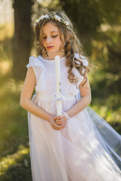 Holy communion headpiece with veil