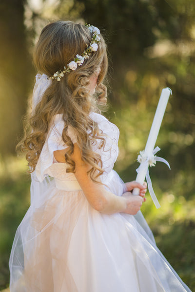 Holy communion headpiece with veil