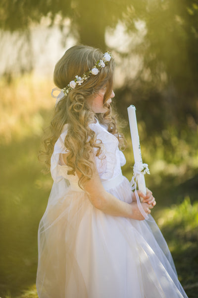 Holy communion headpiece with veil
