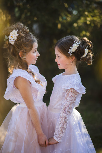 Daisy flower communion comb