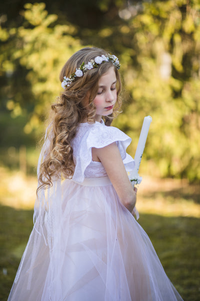 Holy communion headpiece with veil