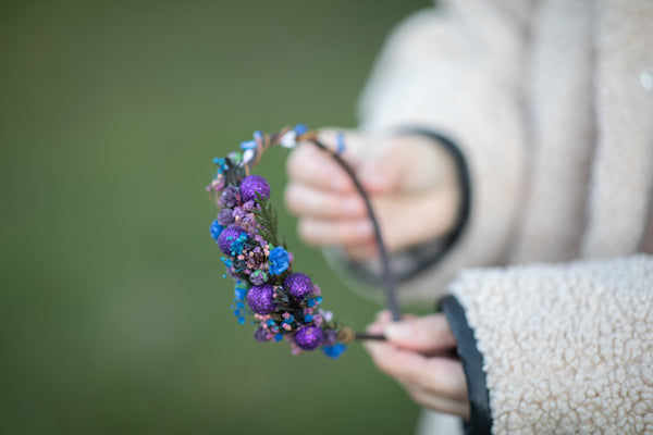 Christmas winter flower headbands