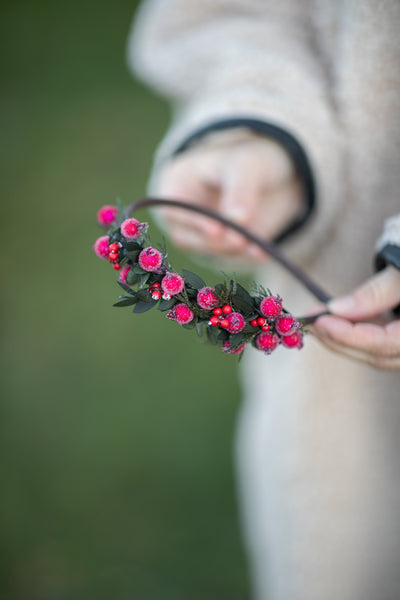 Christmas winter flower headbands