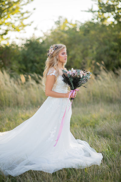 Romantic bridal bouquet Eucalyptus bouquet Bridesmaid bouquets Pastel Peach and blush bouquet Rose Peony bouquet Wedding boho bouquet