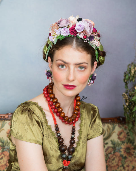 Wedding Frida flower headband