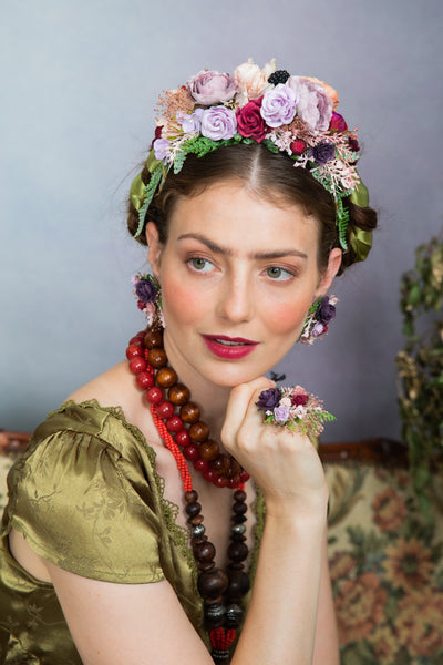 Wedding Frida flower headband