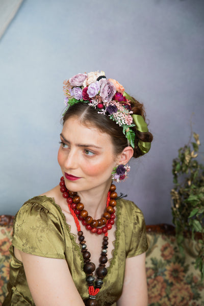 Wedding Frida flower headband