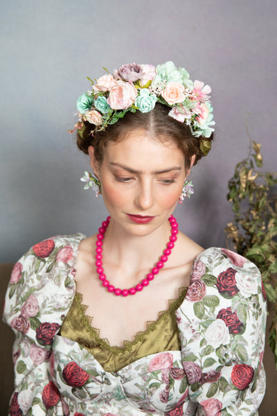 Pastel wedding earrings