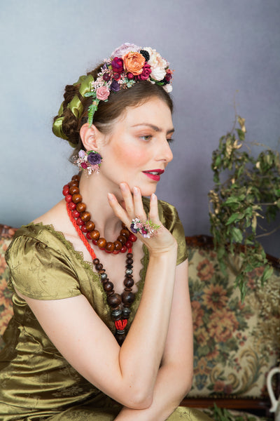 Wedding Frida flower headband