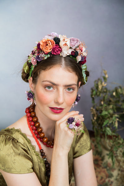 Wedding Frida flower headband