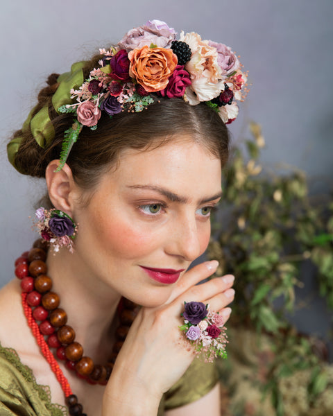 Wedding Frida flower headband