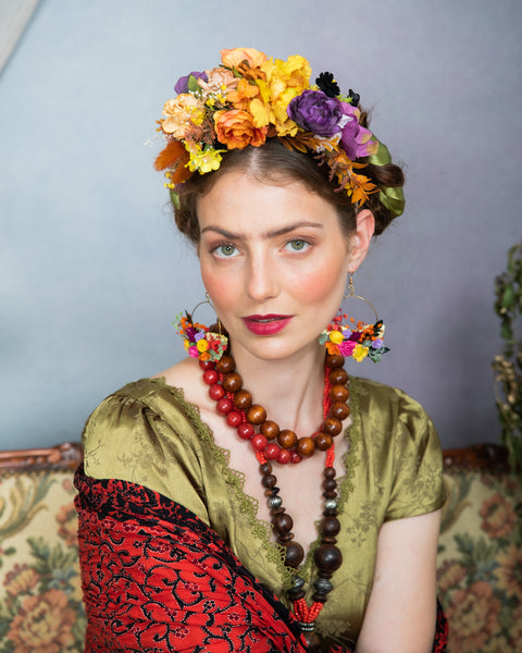 Autumn Frida Kahlo headband