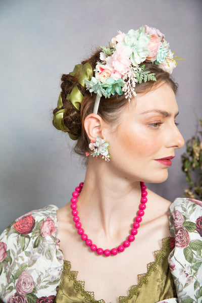 Pastel Frida Kahlo wedding headband