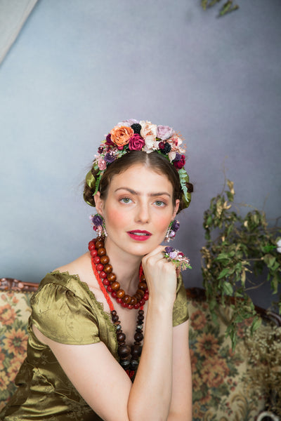 Wedding Frida flower headband