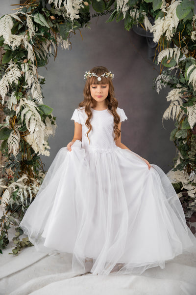 White Holy Communion tiara