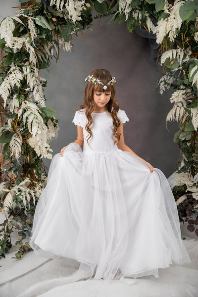 White Holy Communion tiara