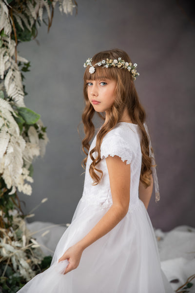 White Holy Communion tiara