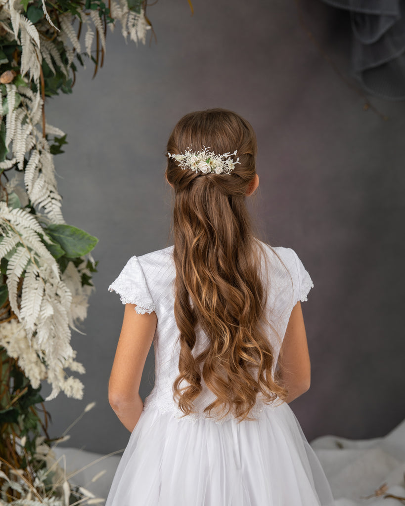 Flower girl outlet hair comb