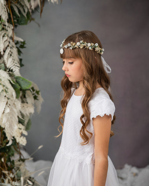 White Holy Communion tiara