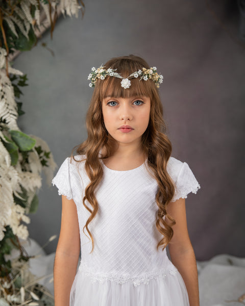 White Holy Communion tiara