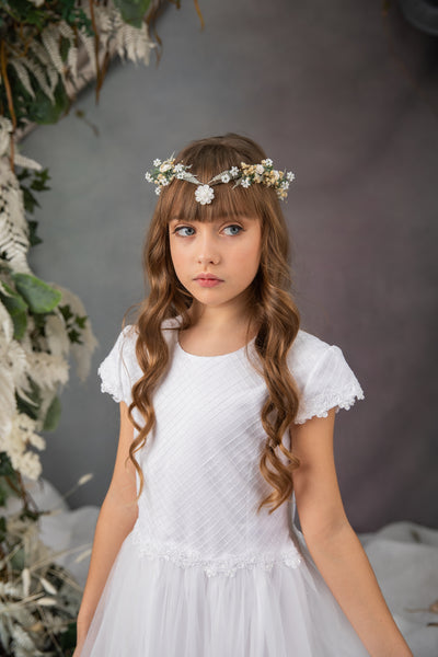 White Holy Communion tiara