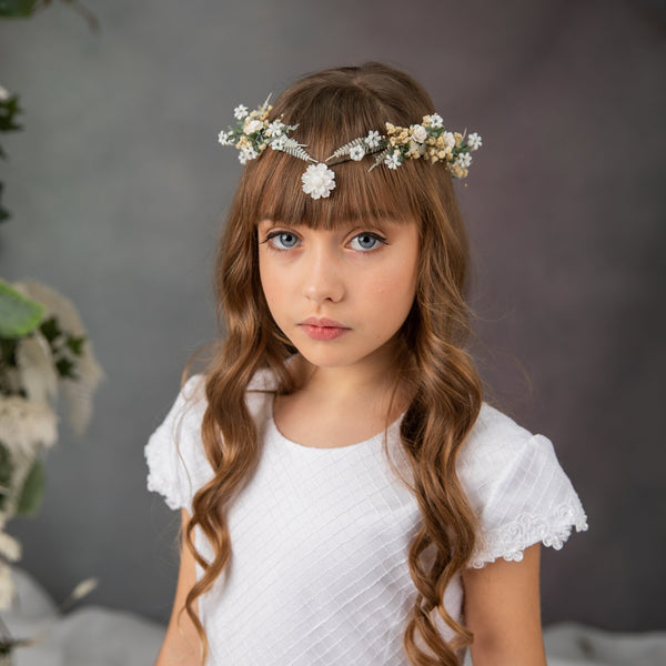 White Holy Communion tiara