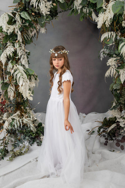 White Holy Communion tiara