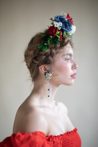 Slavic flower Frida Kahlo headband