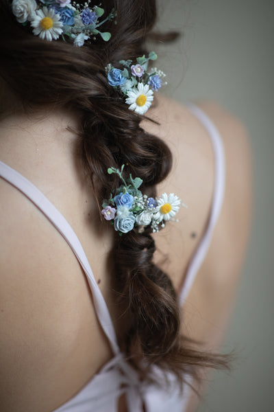 Meadow pastel wedding hair set