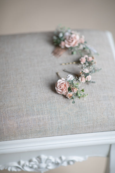 Romantic pastel blush wedding set