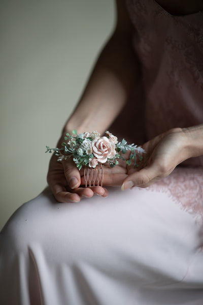 Romantic pastel blush wedding set