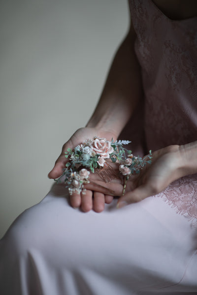 Romantic pastel blush wedding set