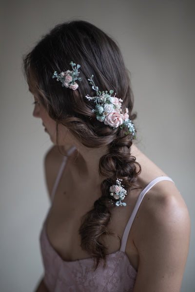 Romantic pastel blush wedding set